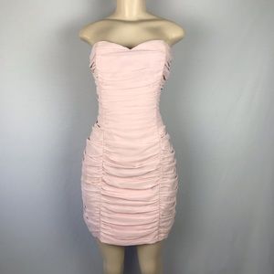 H&M Ruched Dress Strapless